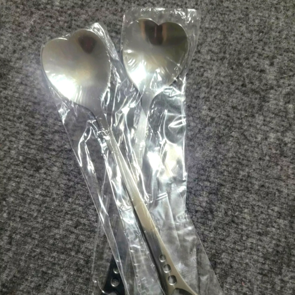4 NEW Heart Spoons~Toddler~Little Princess~Child